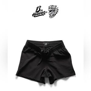 13th Heaven Black Performance Shorts 5”